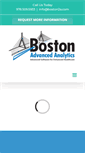 Mobile Screenshot of bostonadvancedanalytics.com